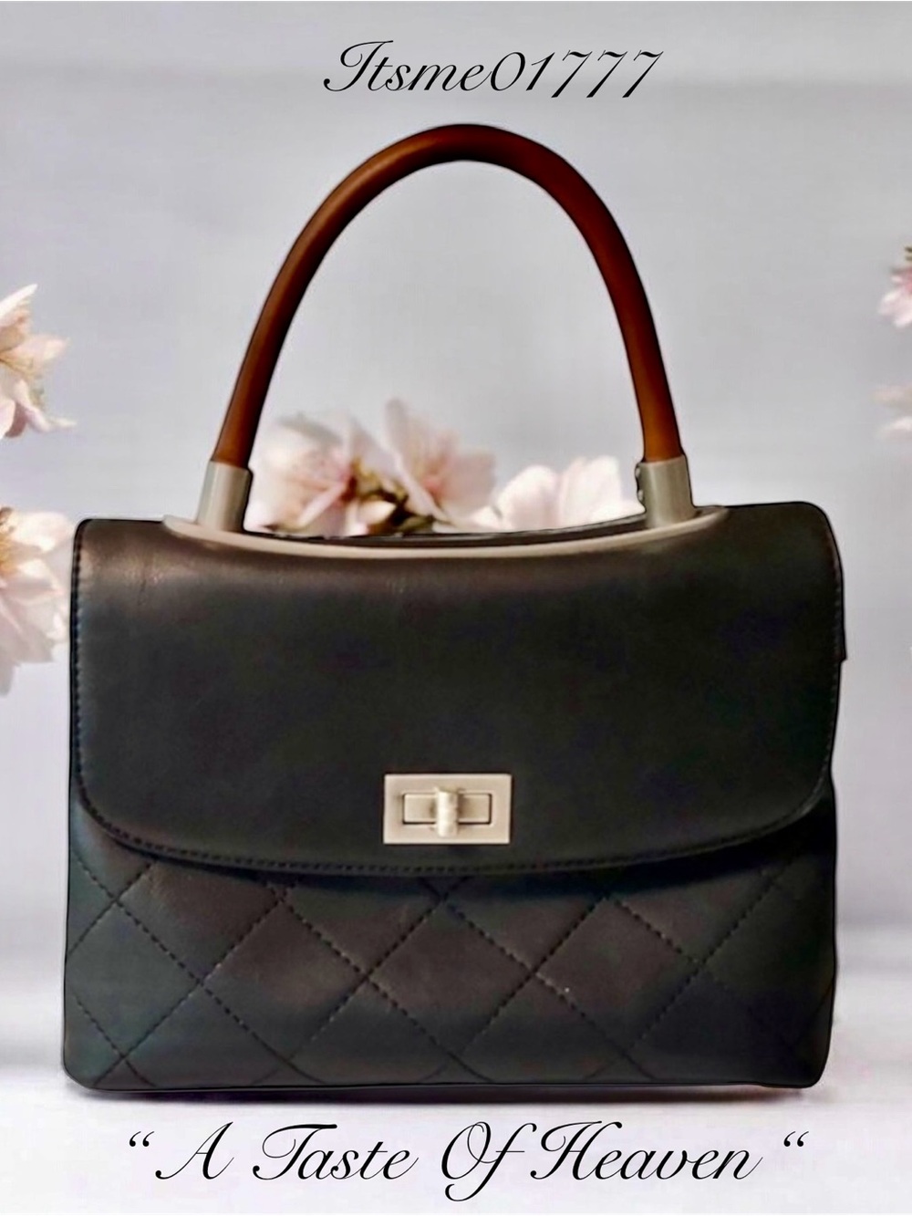 🌸 BLACK HANDBAG - Picture 14 of 14